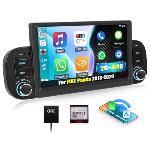 Tecnica Di Supporto Per Fiat Panda Radio — Questo autoradio Fiat Panda è adatto per Fiat Panda 2013-2020. Offre alte prestazioni, basso consumo energetico e avvio rapido. Dotato di touch screen HD da 7 pollici (schermo Fiat Panda, risoluzione 1024x600), 4 core, 2GB RAM + 64GB ROM. Perfetto per la tua città agile.