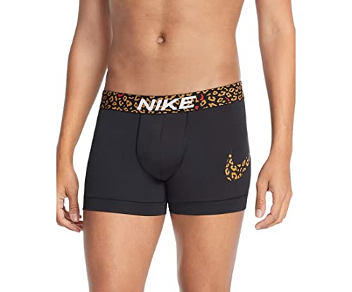 Nike Sngl Trunk Essential Micro Mens Boxer Briefs Size L, Color: Leopard/Black