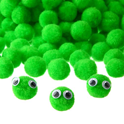 image for Shappy 500 Pieces 1 Inch Craft Pom Pom Balls for DIY Creative Crafts D