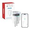 SwitchBot Matter Plug Mini con monitor de energía, control por Wi-Fi y Bluetooth, compatible con Alexa, Google Home, SmartThings y Home Assistant, control por voz y acceso remoto a la aplicación, 16A