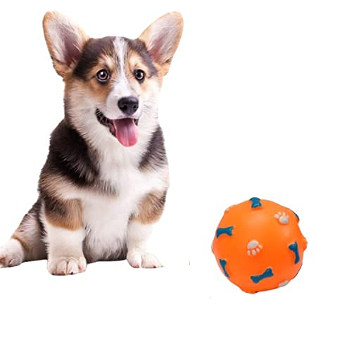 Dog Trust Light Weight Vinyl Rubber Squeaky Ball with Print Toy for Puppy, Kitten - Pack of 2 (B09TJ3DQ7F) Amazon Price History, Amazon Price Tracker