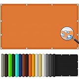 🏝️【Fácil de instalar】: La vela de sombra se puede colgar rápidamente en árboles, paredes y postes altos. Cada esquina tiene un anillo en O de acero inoxidable con cuerda, le recomendamos que tense la vela con una pendiente de 20%-40% para una mejor escorrentía del agua.