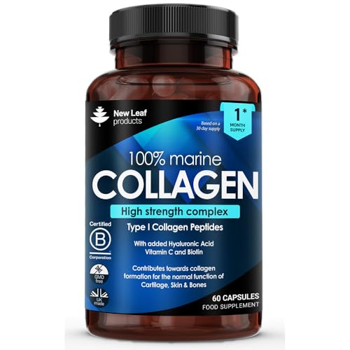 Marine Collagen Capsules with Hyaluronic Acid & Vitamin C