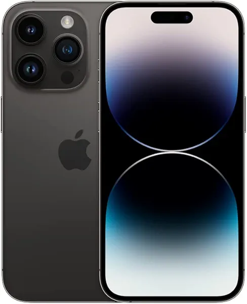 Apple iPhone 14 Pro, 128GB, Space Black - Unlocked (Renewed)