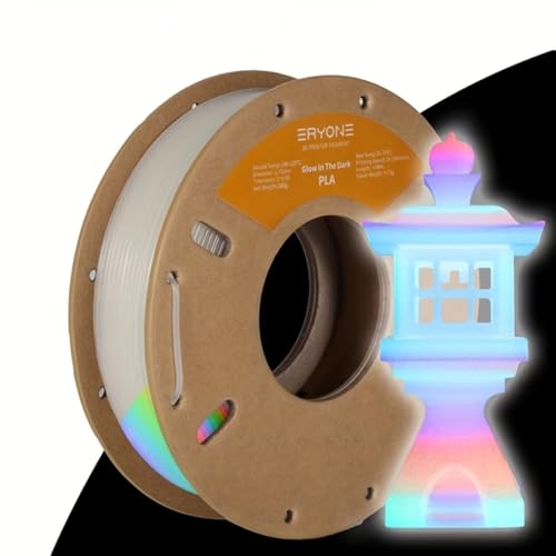 Filamento PLA Night Glow de precisión dimensional +/-0.03 mm en carrete de 200 g 3