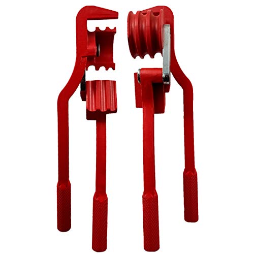Image of DIY Crafts 3 in 1 180 Degree Tube Pipe Bender 1 /4 inch 5 /16 inch 3 /8 inch Aluminum Copper Steel Fuel Brake Line