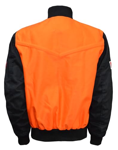R'FAY Collection Mens Dragon 59 Jacket, Cosplay Orange Cotton Jacket G-O-K-U4