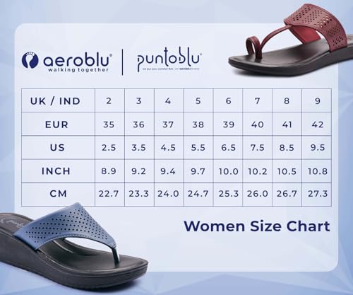 Image of AEROBLU Comfortable Mid Heel Slippers for Women | Flexible & Durable | Anti-Skid & Lightweight Slippers for Girls | Ideal for Party, Ethnic & Daily wear