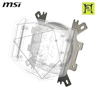 MSI MAG CORELIQUID I360 AIO CPU Wasserkühlung - Vergrößerte Kupferkühlplatte, ARGB & LDB Lüfter, Zweikammer-Wasserblock, Split-Flow Radiator, unterstützt Intel & AMD Sockel – Ansicht 6