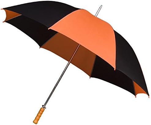Orange and black umbrella Clearance