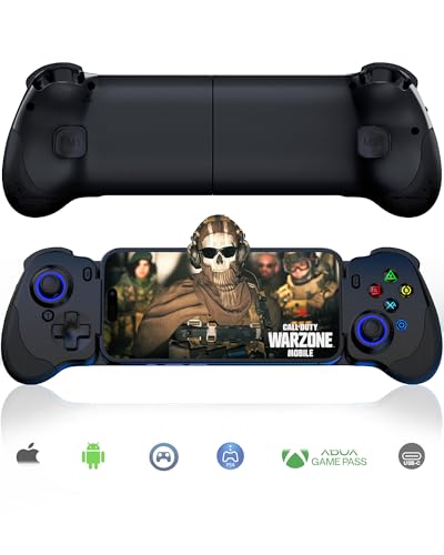 arVin Mobile Gaming Controller for iPhone 16/15 Series & Android (USB C), Phone Controller with Hall Effect Joysticks/Triggers for Xbox Game Pass, PlayStation, Steam Link, Cloud Gaming-Plug & Play