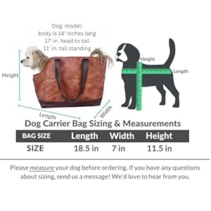 Luxury Dog Purse Carrier - Brown Faux Leather Pet Carrier, Secure Harness Clip, Tote Bag for Small Dogs and Puppies Luxury Dog Purse Carrier Brown Faux Leather Pet Carrier Secure Harness Clip Tote Bag for Small Dogs and Puppies