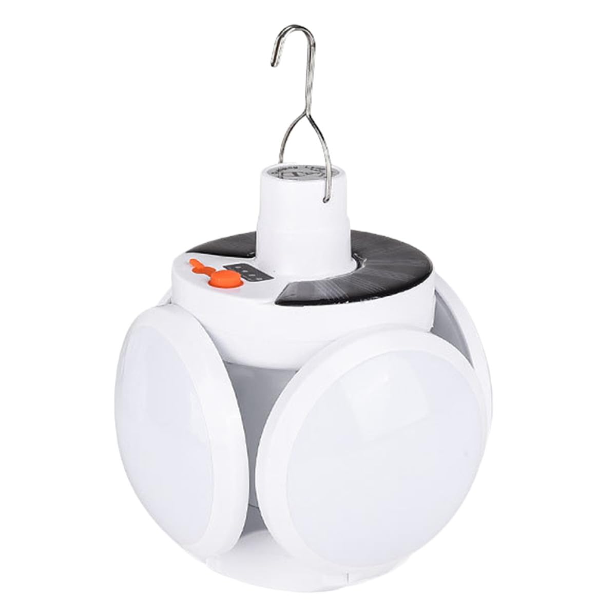 Lámpara de Camping Halloween LED Solar Plegable Portátil Recargable