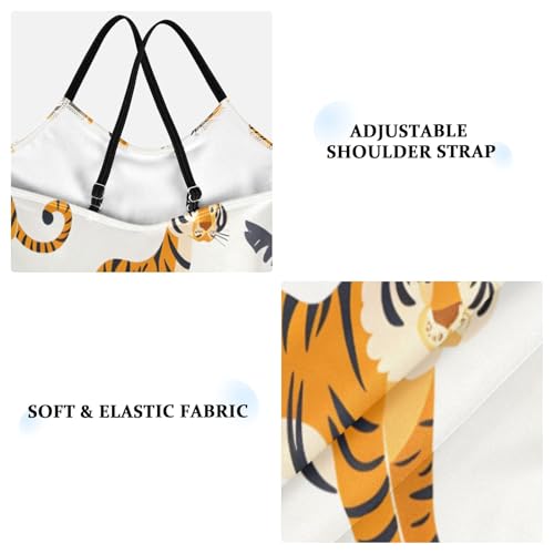 Girl's One Piece Swimsuit Cute Cartoon Penguin Dancing Beach Bathing Swimwear3