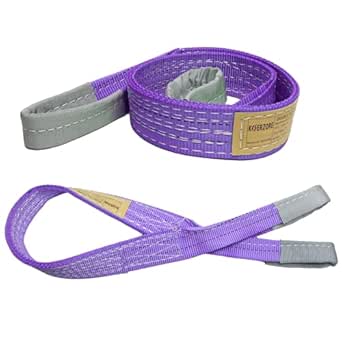 1-5T TONNE TON Heavy Duty Lifting Sling Lift Pull Strap Tree Strop Rope