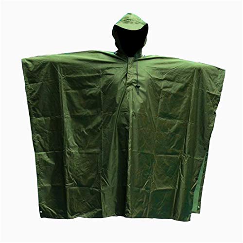HMJ Raincoat Multifunctional Waterproof Camouflage Raincoat Outdoor Poncho 1.4 * 2.0M