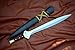 23 inches Blade Greek Xiphos Replica- Sword-Hand Crafted in Nepal- Tempered Leaf Spring of Truck-Sharpen-Function- Sword-Ready to use.