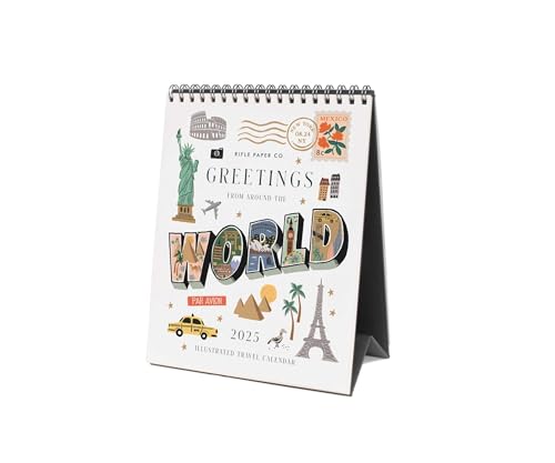 RIFLE PAPER CO. 2025 Desk Calendar | January 2025 -