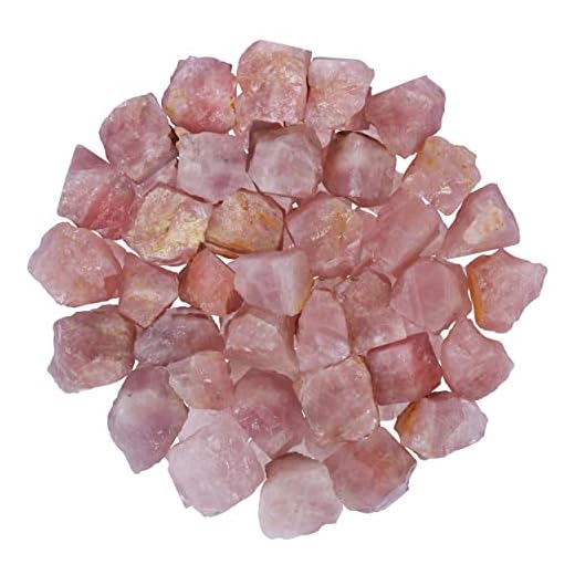 ABHISUBYA Large Raw Rose Quartz Crystal - Rough for Cabbing - Large Crystals and Healing Stones - Bulk Rocks Crystal - Quarts Rocks - Unpolished Rose Quartz - Stone Decor