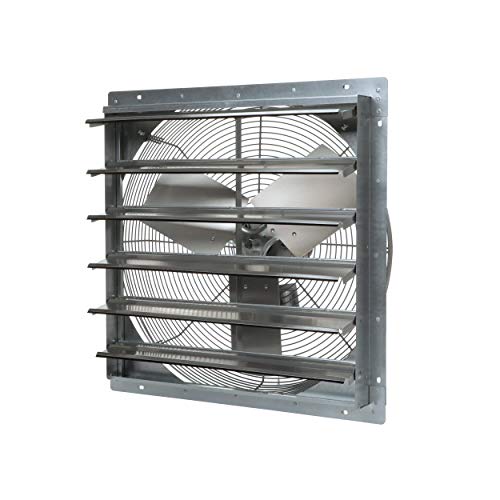 TPI Corporation CE24-DS Direct Drive Exhaust Fan, Shutter Mounted, Single Phase, 24" Diameter, 120 Volt #1