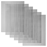 6 Pcs Welding Mesh 7.9 x 5.9 inch Stainless Steel Wire Mesh Plastic Welding Screen Heat-Resisting Kit Accessories for Thermoplastic Repairs Car Repairing DIY Projects Vent Window Filter
