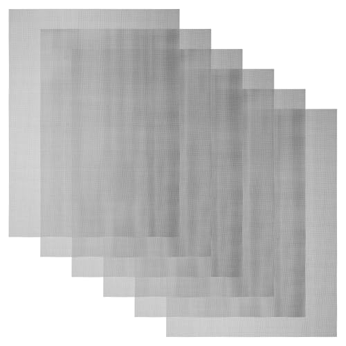 Image of 6 Pcs Welding Mesh 7.9 x 5.9 inch Stainless Steel Wire Mesh Plastic Welding Screen Heat-Resisting Kit Accessories for Thermoplastic Repairs Car Repairing DIY Projects Vent Window Filter