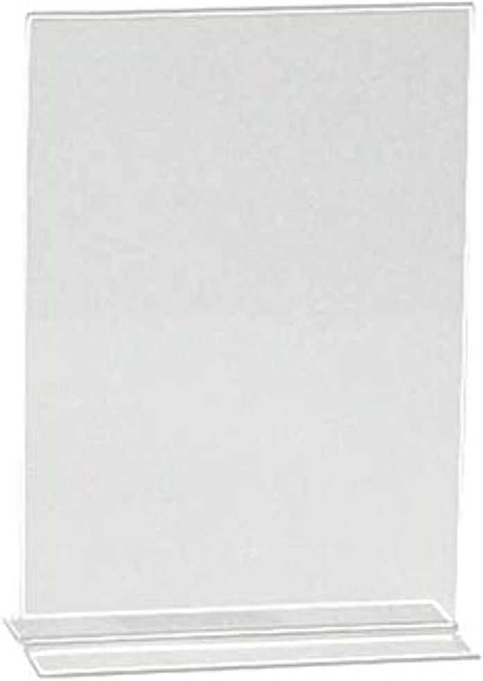BPA® Acrylic Sign Holder (2 Sided, T-Type, A4,210 x 297mm)