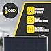 OBEX Acoustic Mounted Screen Privacy Panel Table Top Separator, Sound Blocking Desk Divider (Slate, 24