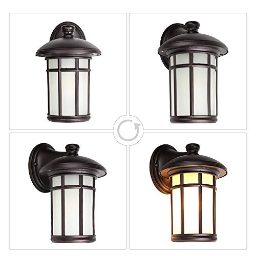 Lumière murale extérieure étanche et lanterne vintage e27 - 7
