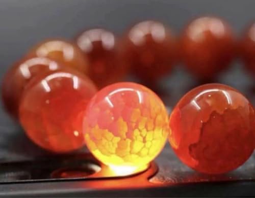 南红玛瑙 天然石 赤 ビーズブレスレット 秋🍂は近づいてる🤎 今日も新商品を紹介します😊 #若芽の天然石