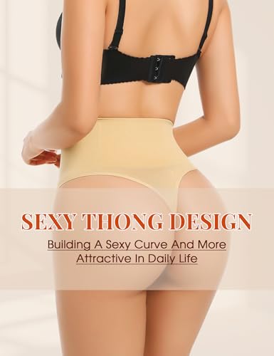 Yeblues Thong Shapewear Tummy Control for Women Seamless Shapewear Underwear Body Shaper Panties for Under Dresses2