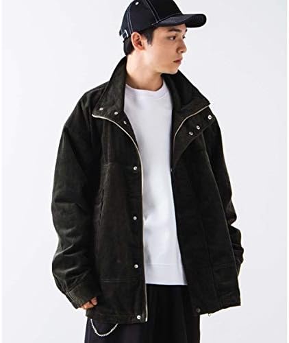 Amazon ウィゴー コーデュロイ マウンテン ブルゾン メンズ M カーキ コート ジャケット 通販