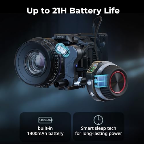 Kit inalámbrico de follow focus SmallRig (Lite) con controlador de volante y motor receptor, paradas A/B y abrazadera para varillas de 15 mm, diseño compacto, compatible con lentes de cine y zoom con alta amortiguación - modelo 4296 miniatura 5