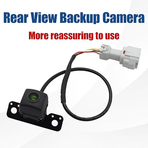 Image of No. 95760-2W000 Rear View Backup Reverse Parking Camera /Rear View Camera | Compatible with Hyundai Santa Fe Sport 2.0 2.4 2013-2016 Reverse Park Assist Camera Replace 95760-2W000-FFF 95760-2W300