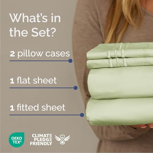 image for CGK Unlimited Cal King Size 4 Piece Sheet Set - Comfy Breathable & Coo