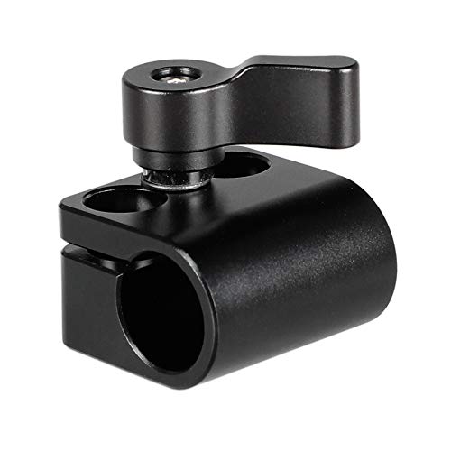 CAMVATE 15mm Rod Clamp Extension Adapter Mount with 1/4-20 Screws - 2163