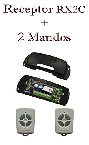 Pack Receptor Aprimatic RX2C Exterior 12/12V + Dos Mandos