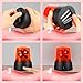 GAGIRA 2Pcs Red Rotating Strobe Light, Battery Operated 360 Degree Rotating Light, Disco Bar Party Decorative Light