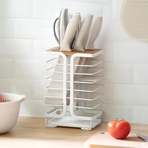 Poeland Knife Block Kitchen Knife Holder Storage Organizer Cover