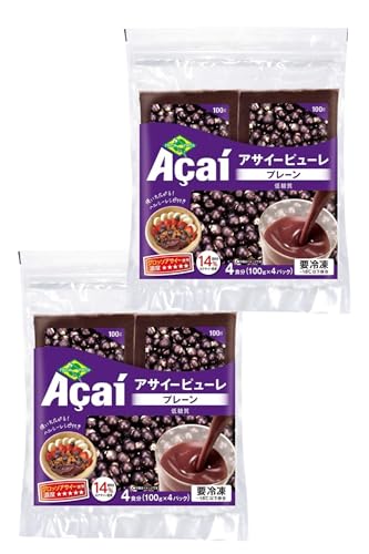 フルッタフルッタ アサイー ピューレ 無糖 【冷凍便】 FRUTA FRUTA (100g×4p) ×2ユニット