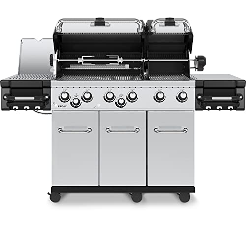 Broil King, Regal S 690 Pro Ir, 957944, Liquid Propane (Lp), Silver, Black #TOP4