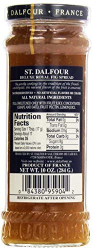 St. Dalfour Royal Fig All Natural Ingredients 100% Fruit, 10Oz(284G), 2 Pack #TOP1