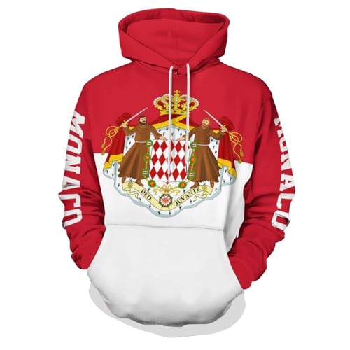 Sweat à capuche Monaco idéal pour les vacances et l'école