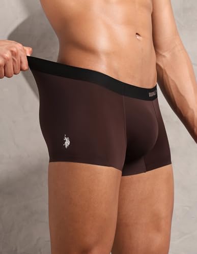 Image of U.S. Polo ASSN. Men's Nylon Micro Fibre Seamless Ultra-Light Underwear Trunks