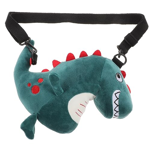 Plush Cartoon Dinosaur Coin Purse for Boys and Girls Cute Mini Wallet Change Holder Zipper for Storing Coins and Small Accessories