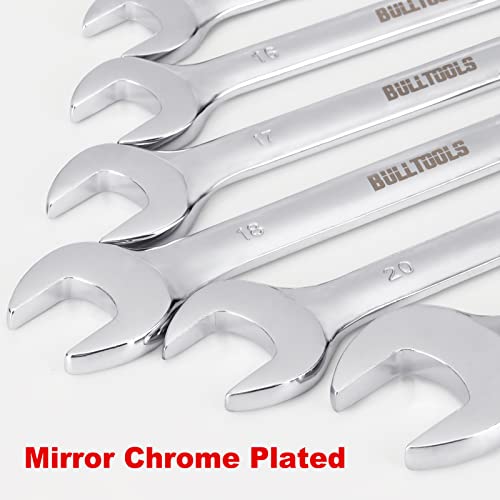 Bulltools CW11-32 32-Piece Combination Wrench Set, Sae And Metric 1/4 Inch-1 Inch & 7Mm-22Mm Wrenches Chrome Vanadium Steel Box End And Open End Standard Wrench Set thumb #8