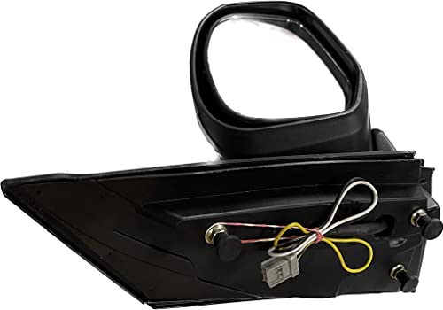 Image of K D Side /Door Mirror for Honda Amaze /Brio /Mobilio Type 1 (Left /Passenger Side) Motor (Black) 2013-2016