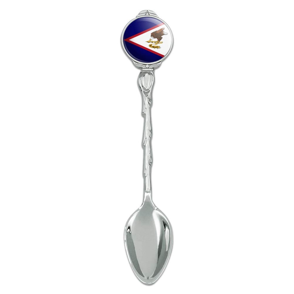 American Samoa US Territory Flag Novelty Collectible Demitasse Tea Coffee Spoon