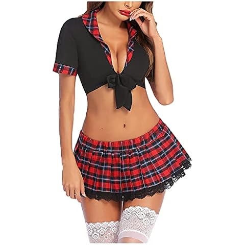 Yebutt Valentines Day Sexy Lingerie for Women Naughty Ladies Underwear Sexy Sets O-Neck Sissy Lingerie Set for Men Mens Sexy Underwear Valentines Gifts for Him Sales Clearance Black Cover