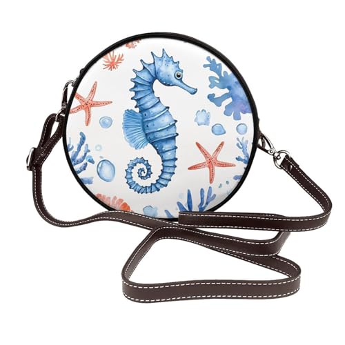 Sac bandoulière rond seahorse fini les sacs lourds et encombrants
